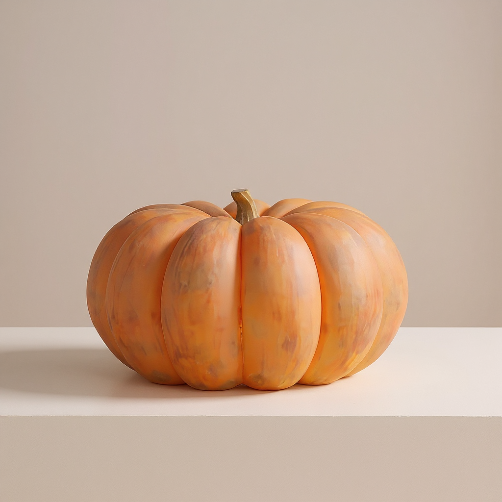 Realistic Pumpkin Table Lamp